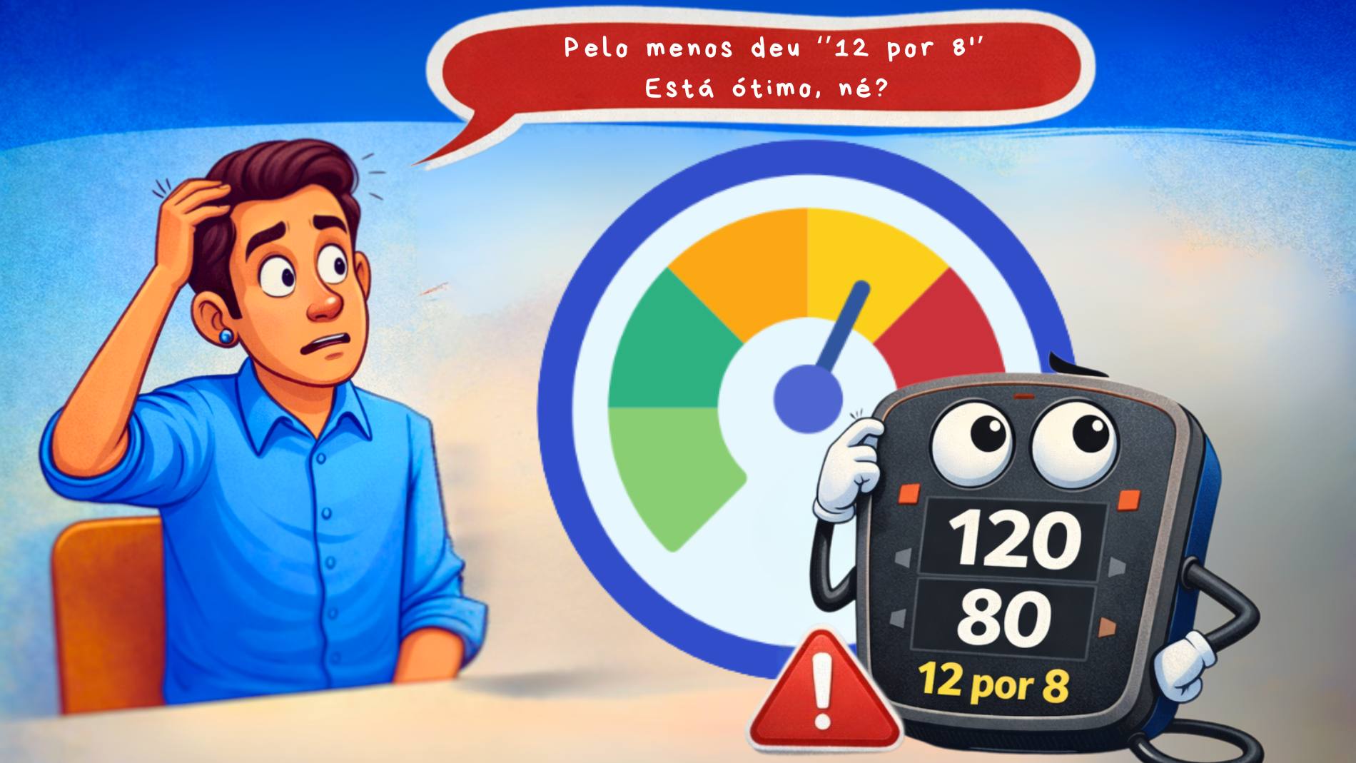 “Minha pressão é sempre 12 por 8… então está tudo normal, certo?” Nem sempre. Entenda o que mudou na definição de pressão alta